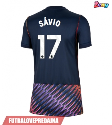 Lacne Ženy Futbalové dres Tottenham Hotspur Savio #17 2026-27 Krátky Rukáv - Preč